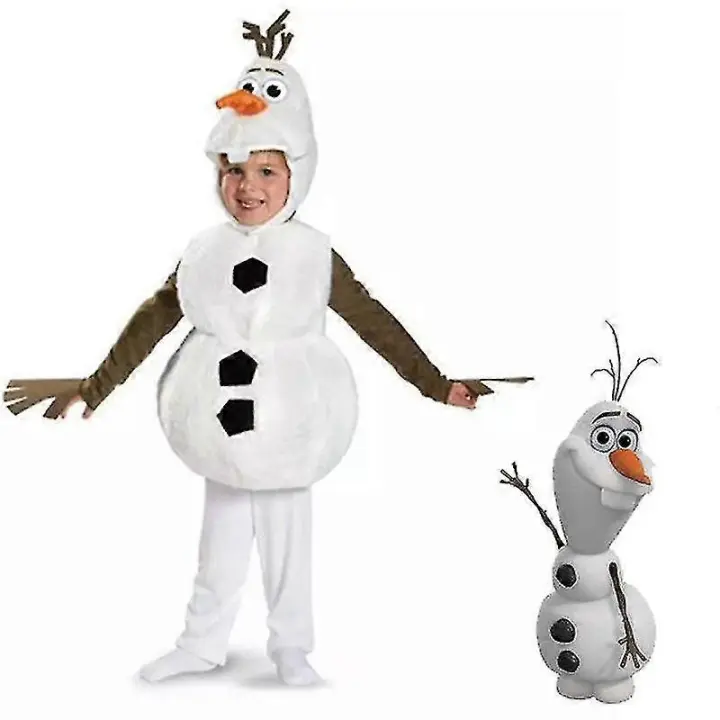 Frozen Plush Cute Kids Olaf Christmas Costume Cartoon Snowman Party Toddler - 1