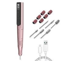 Taladro De Uñas Recargable Con Velocidad Ajustable 35000rpm Engranaje Inalámbrico De Aleación De Aluminio Para Arte De Uñas - details 8
