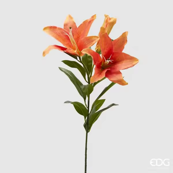 EDG Enzo De Gasperi Giglio 3 ramas H 100 Naranja - 1