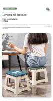 Nueva 2024 Pequeña Y Portátil Silla Plegable De Plástico Para Exteriores Y Camping Silla De Viaje Con Alfombra Ideal Para Picnics Y Regalos - details 3