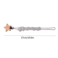 Cadena De Chupete Para Bebé Con Clip De Seguridad En Silicona Juguetes De Mordedor Para Dientes Próximos Cadena De Chupete Integrada Regalo Para Bebé - details 1