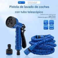 Manguera de jardín, tubería de agua de manguera, manguera de agua equipada con pistola de agua, manguera de agua flexible con boquillas de 7 funciones for iluminación exterior. - details 3