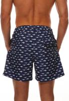 Traje de baño para hombre, de secado rápido, con forro de malla, por encima de la rodilla, trajes de baño(L) - details 0