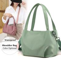 Bolso Bandolera De Nylon De Color Sólido Para Mujer Bolso De Ma Casual Ligero Y Resistente Al Agua Con Asa De Hombro - details 0