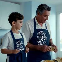 Delantal para el Abuelo con la frase Ser abuelo es mi ingrediente secreto - Marca Antracita - Especial regalo dia del padre, dia de los abuelos, abuelo cocinero - details 0