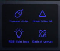 Ratón De Juego LED ITLY M01 Con Retroiluminación USB Cableado Para Desktop PC Laptop Oficina Computadora Ratón Gaming - details 0