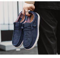 Zapatos Casuales Para Hombre En Lona Cómodos Y Ligeros Transpirables Zapatillas Planas Slip-on Para Conducir Talla Grande 47 - details 15