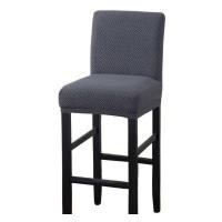 Cubierta De Silla Elástica De Spandex Con Trenzado Para Bar Stool Cubierta De Asiento Sólida Decoración Para Hogar Hotel Banquete Silla De Comedor Moderna - details 6