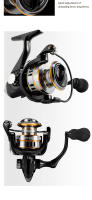Carrete De Pesca Rooblinos RY Serie 1000-7000 Ultraligero Con Arrastre Máximo De 15kg Para Surfcasting Y Jigging En Agua Salada - details 9