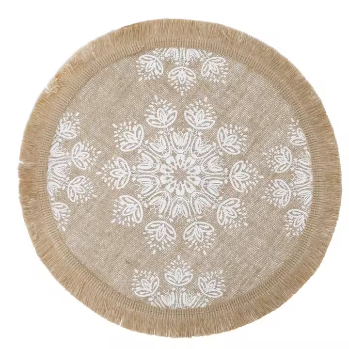 Creative Tops - Juego de 4 salvamanteles, arpillera - 1