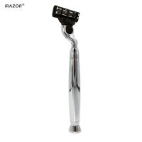 IRAZOR Cuchilla Manual Para Hombres Porta Navajas De Metal Herramienta De Afeitar Y Corte De Barba Hecho En China Acero Inoxidable Tamaño 14cm - details 2