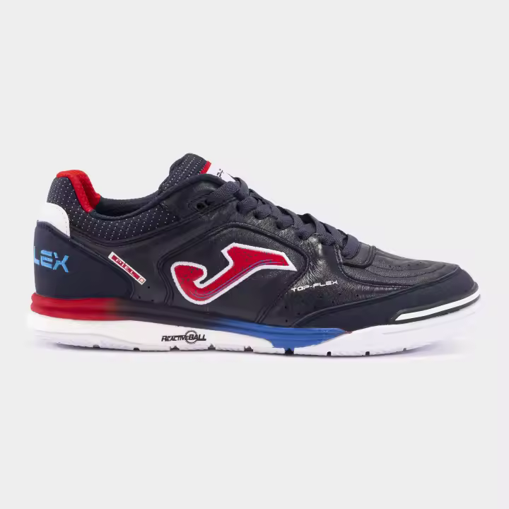 Zapatilla Fútbol Sala Adulto Joma Top Flex Rebound 2403 Marino Rojo Flexible - 1
