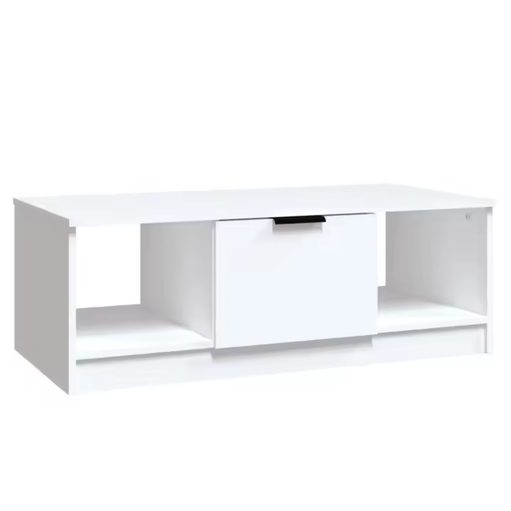 Vidaxl - Mesa de Centro de Madera Ingeniería 102x50x36 Cm - Roble Ahumado - 1