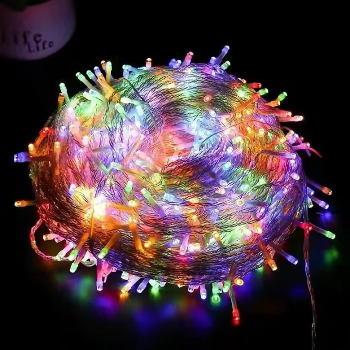 Luces LED De Navidad 220V Con Enchufe EU 10M 20M Para Exterior Decoración De Jardín Fiesta Casero Calle Y Bodas Guirnalda De Navidad - 1