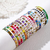 Pulsera De Cuentas TILA Bohemia Para Niñas Con Diseño Contrastante Y Colores Vibrantes Para Regalos Diarios Y Pilastramento - details 0