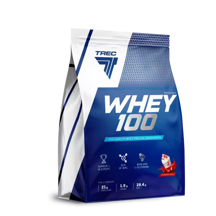 TREC NUTRITION - Proteína de Suero Concentrado WHEY 100 - Alta Calidad - 700g - 1