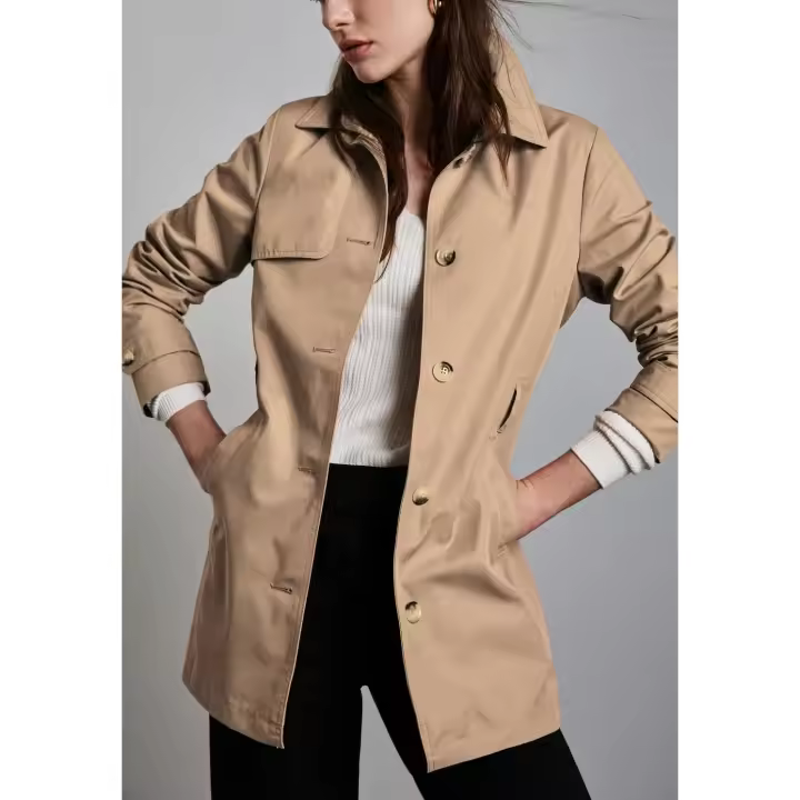 Street One Mod. PS101213 - Gabardina con bolsillos laterales y cinturón para mujer - 1