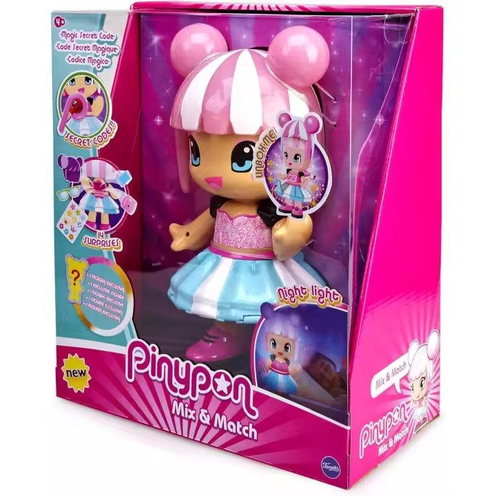 Pinypon Magic Secret Code - Gran Figura de 30cm Sorpresa, para niños y niñas a Partir de 4 años - 1