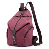 Mochila De Lona Fashion Para Mujer Gran Capacidad Mochila Casual Multifuncional Para Adolescentes Verano 2024 Color Sólido - details 20