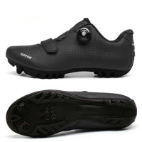 Zapatos De Ciclismo MTB SPD Para Hombre Y Mujer Zapatillas De Bicicleta De Montaña Transpirables Con Suela De Nylon Talla True Fit Material Superior De Cuero - details 4