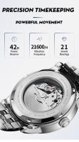 Reloj Mecánico WM Watch Welly Merck Automático Business Casual MIyota 8205 Hombre Resistente Al Agua Cristal De Zafiro WM149 - details 5