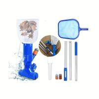 Aspiradora portátil para piscina: Limpiadora Subacuático con Bolsa de Cuchillo, de mano, miniaspiradora para Piscina, Azul - details 3