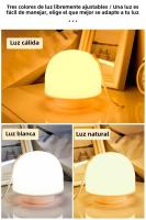 Lámpara De Noche LED Portátil Con Control Remoto Y Luz Dimmable Para Dormitorio Lámpara De Escritorio Para Lectura Y Decoración De Ambiente - details 7