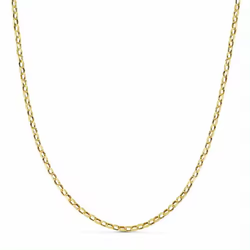 Cadena Mujer Oro 18 Ktes Forzada Ligera Medida 45 cm - 000023015 - 1