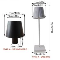 Lámpara De Noche LED Recargable USB En Forma De Setas Con Interruptor Táctil 3 Colores Para Decoración De Restaurantes Habitaciones Clubes Bares Cafés - details 14