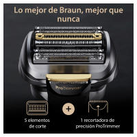 Braun Series 9 PRO+ 9515s afeitadora eléctrica para hombre, con recortadora de precisión, con 5 elementos de afeitado Pro, base de carga, afeitadora eléctrica en seco y en mojado con 60 minutos de autonomía - details 6