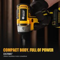 Herramienta Eléctrica Sin Cable DCF887 205N.m Motor Brushless Destornillador De Impacto Para Batería Dewalt 20V Uso DIY En El Hogar - details 4