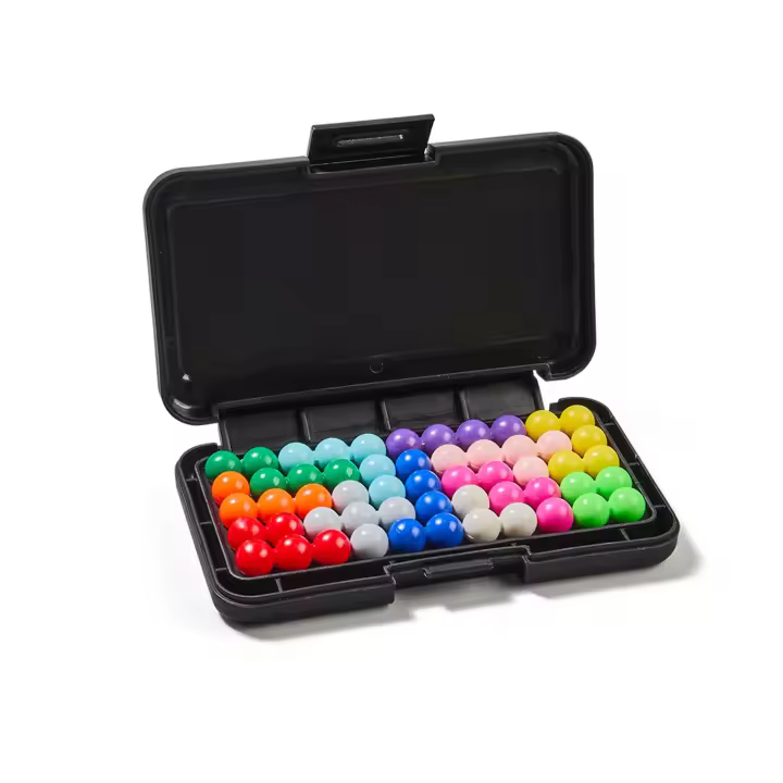 Juego De Rompecabezas 3D Clásico Pirámide Tablero De Desafíos 120 IQ Bola De Perlas Juguetes Montessori Para Niños Desarrollo Mental Lógico - 1