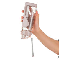 Botella Deportiva De Viaje 500ml Plástica Transparente Y Sellada Para Gimnasio Y Exteriores Botella De Bebida Portátil - details 5