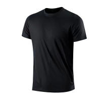 Camiseta De Hombre De Seda De Hielo Para Secado Rápido Ligera Y Transpirable Capa Básica De Verano Para Comodidad En El Hogar Camiseta De Underwear Hombre - details 3