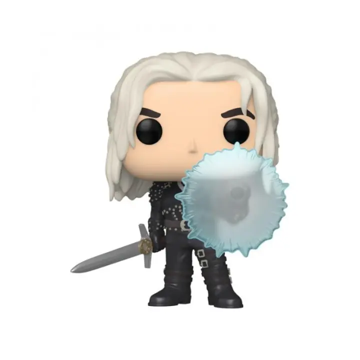 Funko POP! Vinyl The Witcher - Witcher S2- Geralt (shield) - Figura Coleccionable Oficial - Juguete para Niños y Adultos - Fans - Diversidad de Personajes y Temáticas - 1