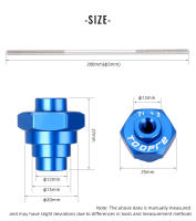 TOOPRE Tabla De Ajuste Para Bicicleta Conversor De Eje De Barril Herramienta Para Retener Ruedas Compatible Con Ejes De Barril De 12/15/20mm - details 7