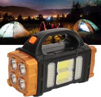 Luz solar de emergencia, luz LED multifunción para acampar, linterna portátil para exteriores con carga USB, luz roja, señal SOS, batería de níquel incluida, para acampar, hacer senderismo y pescar - details 1