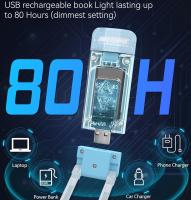 Lámpara De Lectura Recargable Con Timer Luz Portátil Para Libros En Cama LED Con 3 Temperaturas Y 5 Niveles De Brillo Clip Bookmark - details 3
