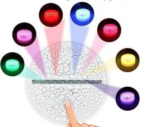 Lámpara De Noche LED 3D Dragon Acrylic Con Control Remoto 16 Colores Regalo De Cumpleaños Y Navidad Para Habitación De Niños Decoración De Dormitorio - details 3