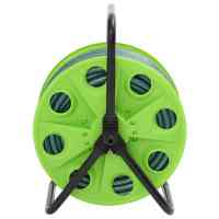 vidaXL Carrete de manguera de pie con set racores PVC verde 0,75" 20 m - details 2