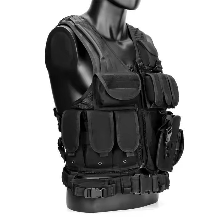 Chaleco Táctico Outdoor, Malla Antibalas, Transpirable, Equipo de Protección. Adecuado para Rol - 1