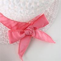 Conjunto De 2 Piezas Vestido De Verano Para Niñas Estilo Nuevo Con Sombrero Y Lazo Splice Lemon Imprimir Encaje Sin Mangas Longitud De Pierna Vestido De Niñas - details 8