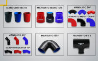 MODAUTO Manguera de Silicona Acoplador, Tubo de Silicona 90°, Universal, 3/4 Capas, Alto Rendimiento - details 1
