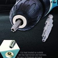 Juego De 33 Piezas De Bits De Seguridad Con Soporte De Extensión Magnético Incluye Bits Tamper Resistant Hexagonales Y Estelares En Medidas Métricas - details 2