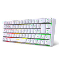 Teclado De Juego Con Cable 60% RGB Backlight Mini Compacto Impermeable 61 Teclas Para PC/Mac Para Jugadores - details 21