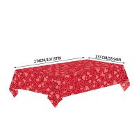 Mantel Desechable Romántico Para El Día De San Valentín 2025 Con Estampado De Amor Decoración Duradera Y Estilizada Para Fiesta - details 7