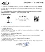 FABRILAMP Ventilador De Pie Agudo Negro 3 Vel.65w 5 Aspas Oscilante Y Rotatorio también oscilante Regx50x50cm MOTOR AC, altura regulables,Base estables CALIDAD TOP - details 4