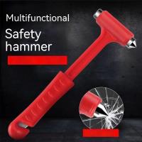 Martillo De Seguridad Para Coche Multifuncional Herramienta De Rescate Emergente Portátil Cortador De Cinturones De Seguridad Rompe Ventanas Herramienta De Escape - details 0