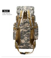 Mochila De Camuflaje Para Hombres Gran Capacidad Impermeable Militar De Viaje Para Senderismo Exterior Bolsa De Hombros - details 12