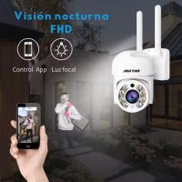 Cámara Vigilancia Domo 3MP, Visión Nocturna Color, H.265, Audio 2 Vías, Detección, 128GB, Wi-Fi, IP66 - Jortan Tech - details 1